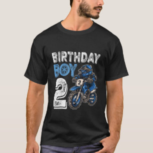 Kids Motocross MX 2nd Gift 2 Year Old Dirt Bike Bi T-Shirt