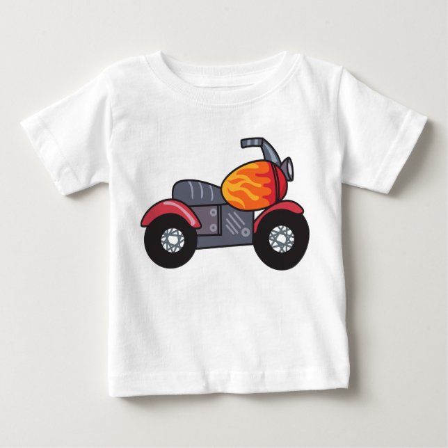 Kids Motorcycle Baby T-Shirt (Front)