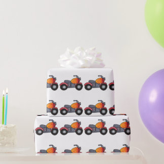 Kids Motorcycle Wrapping Paper