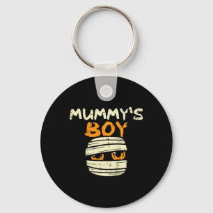 Kids Mummy's Boy Funny Cute Toddler Boys Halloween Key Ring