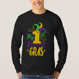 Kids My 1st Mardi Gras Birthdaymardi Gras 2019 T-Shirt