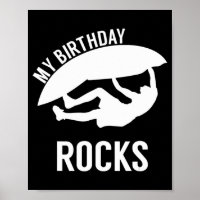 Kids My Birthday Rocks Gift for Rock Climbing Bir