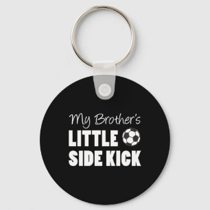 Kids My Brother's Little Side Kick Soccer Younger  Key Ring