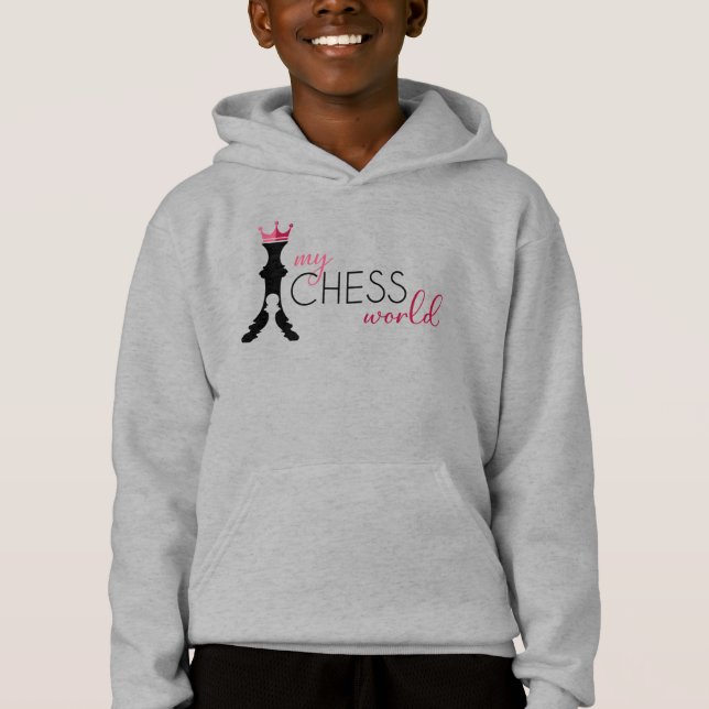 Kid's My Chess World Hoodie (Front)