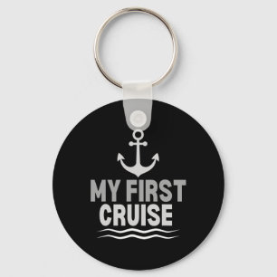 Kids My First Cruise Ship Anchor Cruising Vacation Key Ring