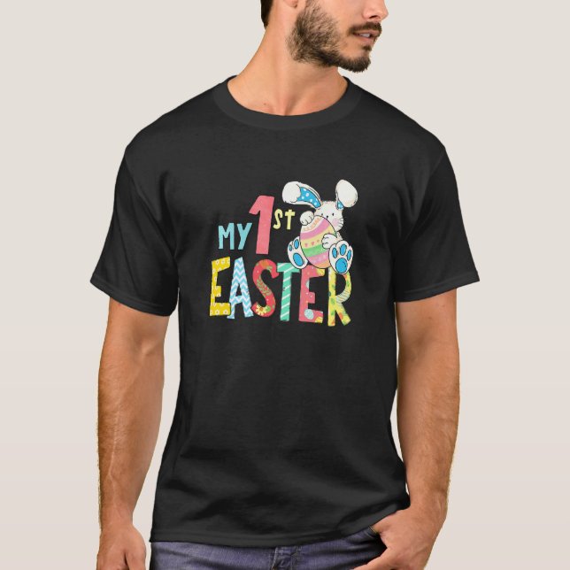 Kids My First Easter Cute Easter Bunny T-Shirt (Front)