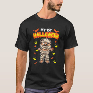 Kids My First Halloween Scary Hallow's Eve Birthda T-Shirt