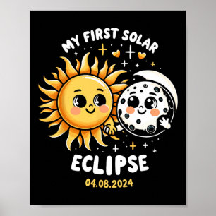 Kids My First Solar Eclipse Toddler Boys Girls 202 Poster