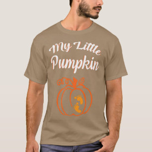 Kids My Little Pumpkin Little Feet Halloween Party T-Shirt