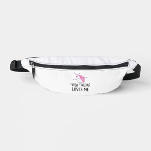 Kids My Mimi Loves Me Girl Unicorn Granddaughter T Bum Bags