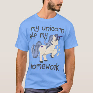 Kids My Unicorn Ate My Homework Youth Design T-Shirt
