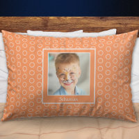 Kids Name Photo Orange Personalised