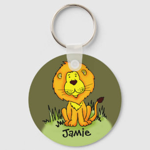 Kids named lion keychain