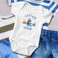 Kids Nautical Boat Captain Personalised