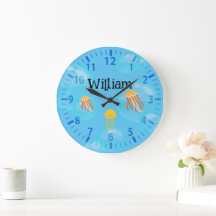 Kids Nautical Pattern Personalised Wall
