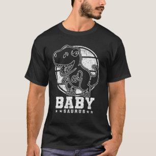 Kids Newborn Baby Saurus Baby Birth Dinosaur Baby T-Shirt