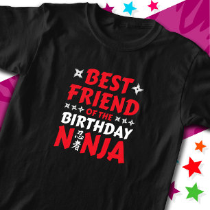Kids Ninja Party Karate Best Friend Birthday Ninja T-Shirt