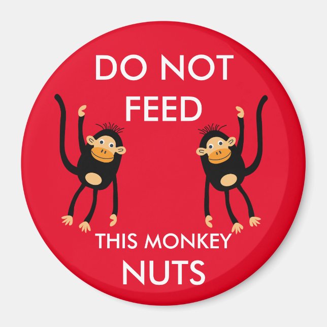 Kids Nut Allergy Warning Magnet (Front)