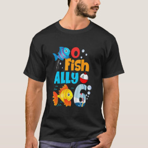 Kids O Fish Ally One Birthday Outfit 6th Bday Litt T-Shirt