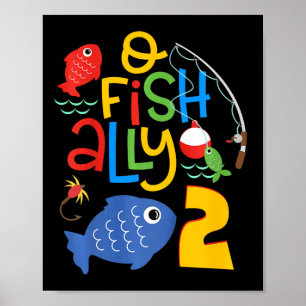 Kids O-fish-ally Two Birthday Decorations 2 Year O