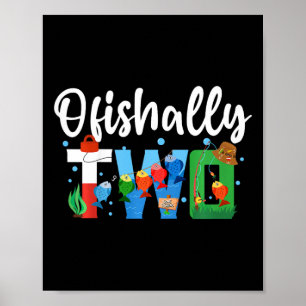 Kids O-fish-ally Two Birthday Decorations 2 Year O
