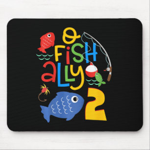 Kids O-fish-ally Two Birthday Decorations 2 Year O Mouse Pad