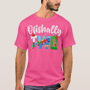 Kids O Fish Ally wo Birthday Decorations 2 Year Ol T-Shirt