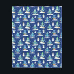 Kids Octopus Winter Sports Funny Animal<br><div class="desc">Kids Octopus Winter Sports Funny Animal Blanket Octopus and Snowman pattern with winter sports,  skiing,  sledding,  and snowboarding. Winter Holiday Christmas or Hanukah or winter birthday.</div>