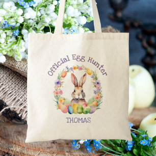 Kids Official Watercolor Easter Egg Hunt Tote Bag
