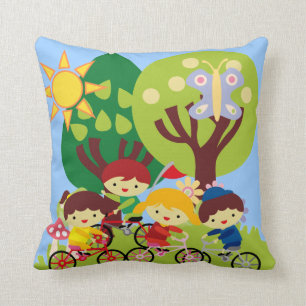 Kids on Bikes Cushion