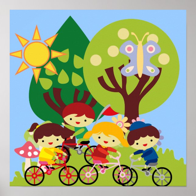 Kids on Bikes Poster (Front)
