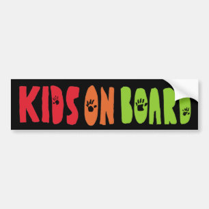 Kids On Board Bumper Sticker