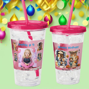 Kids On Halloween Acrylic Tumbler Birthday Gift