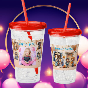Kids On Halloween Acrylic Tumbler Birthday Gift