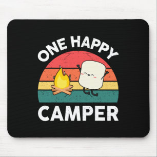 Kids One Happy Camper Toddler Boy Funny Marshmallo Mouse Pad