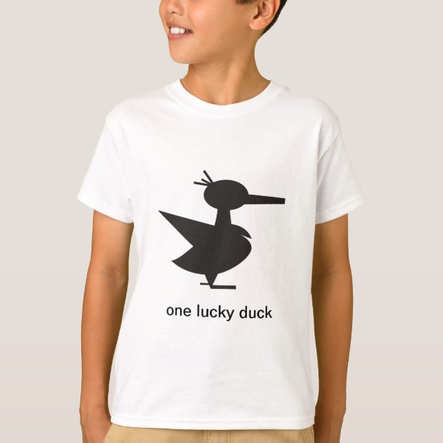 Kids One Lucky Duck T-Shirt (Front)