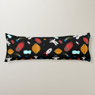Kid's Outer Space & Astronaut Pattern Body Cushion