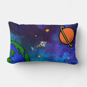 Kids Outer Space Lumbar Cushion