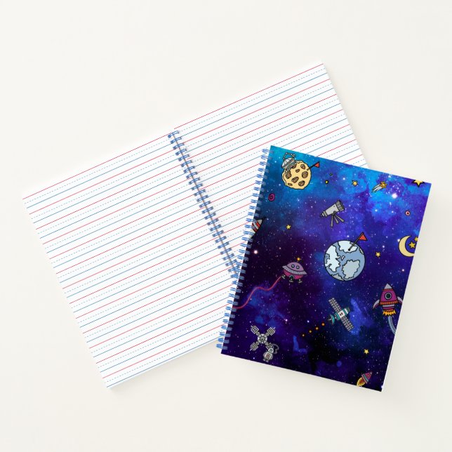 Kids Outer Space Notebook (Inside)