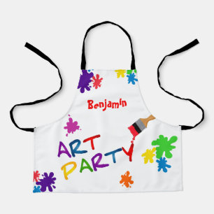 Kids Paint Apron for Art Party