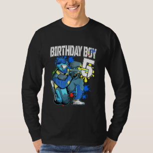 Kids Paintball Birthday Boy 5 Year Old Boys 5th Bi T-Shirt