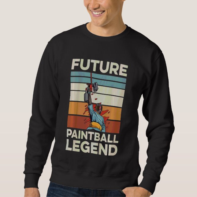 Kids Paintball Gaming For Your Future Paintballer  Sweatshirt (Front)