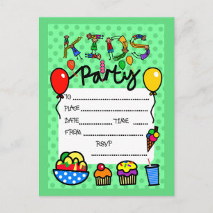 Kids Party Invitation