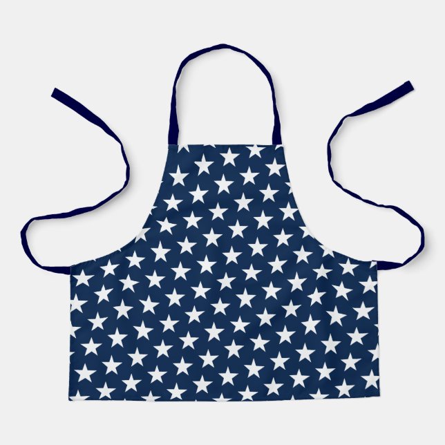 Kids Patriotic Stars Apron (Front)