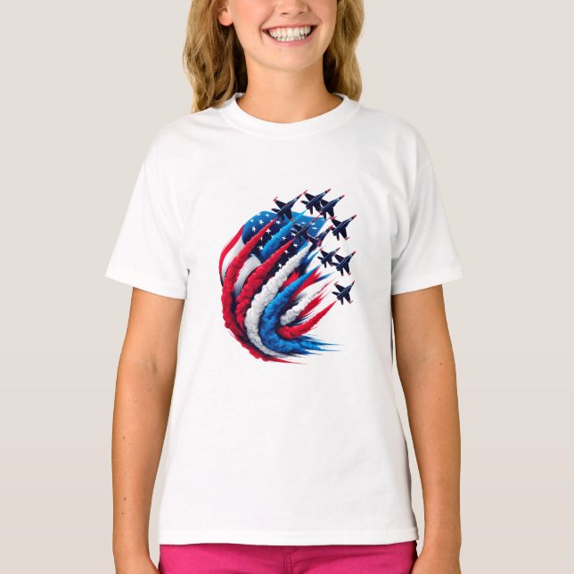 Kids Patriotic T-Shirt (Front)