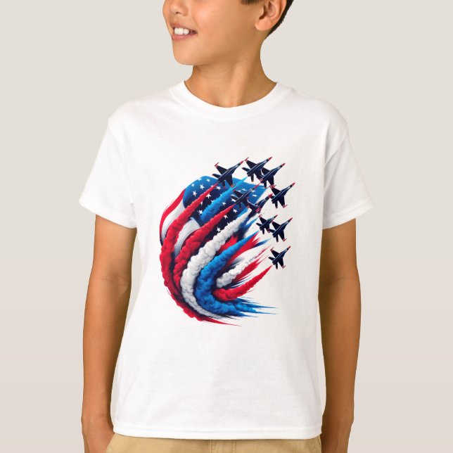 Kids Patriotic T-Shirt (Front)