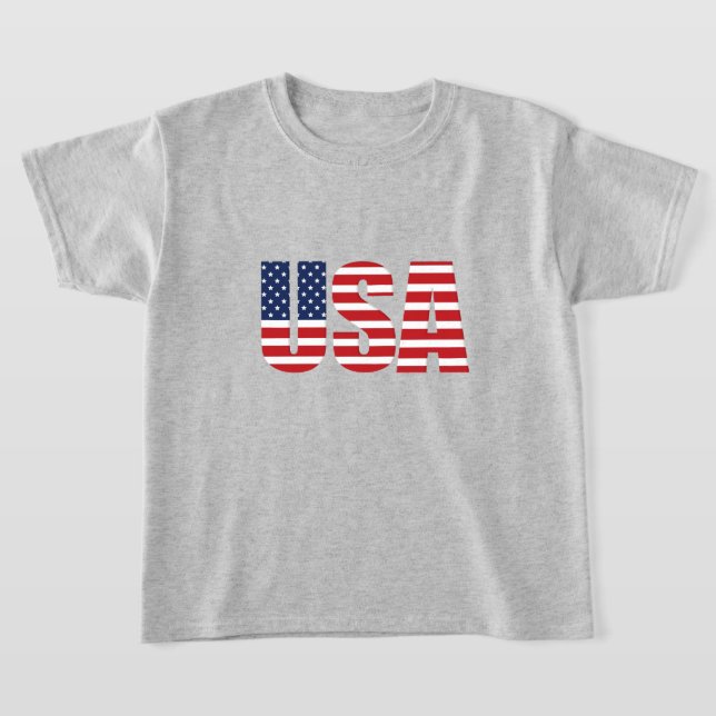 Kids Patriotic T-shirt (Laydown)
