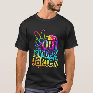 Kids Peace Out Kindergarten Graduation Last Day Of T-Shirt