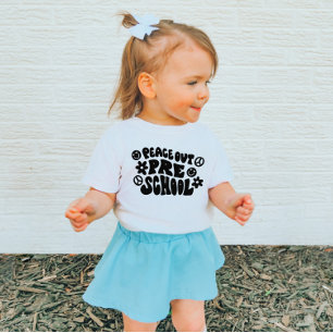 Kids Peace Out Preschool T-shirt