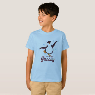 Kids: Penguin Boogie: Let's Get Groovy! (Kids Tee) T-Shirt